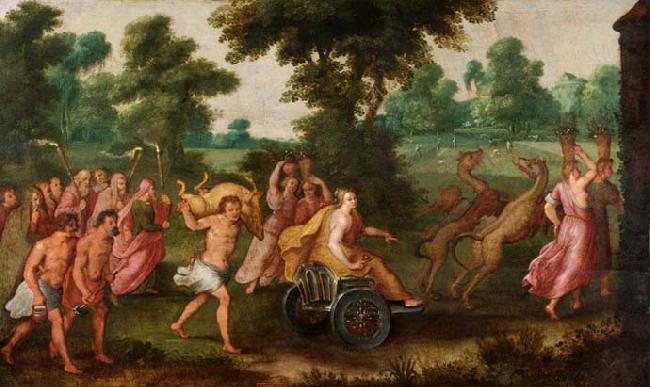 STALBEMT, Adriaan van Allegory of the Month of August France oil painting art